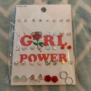 Never opened set/pack of earrings